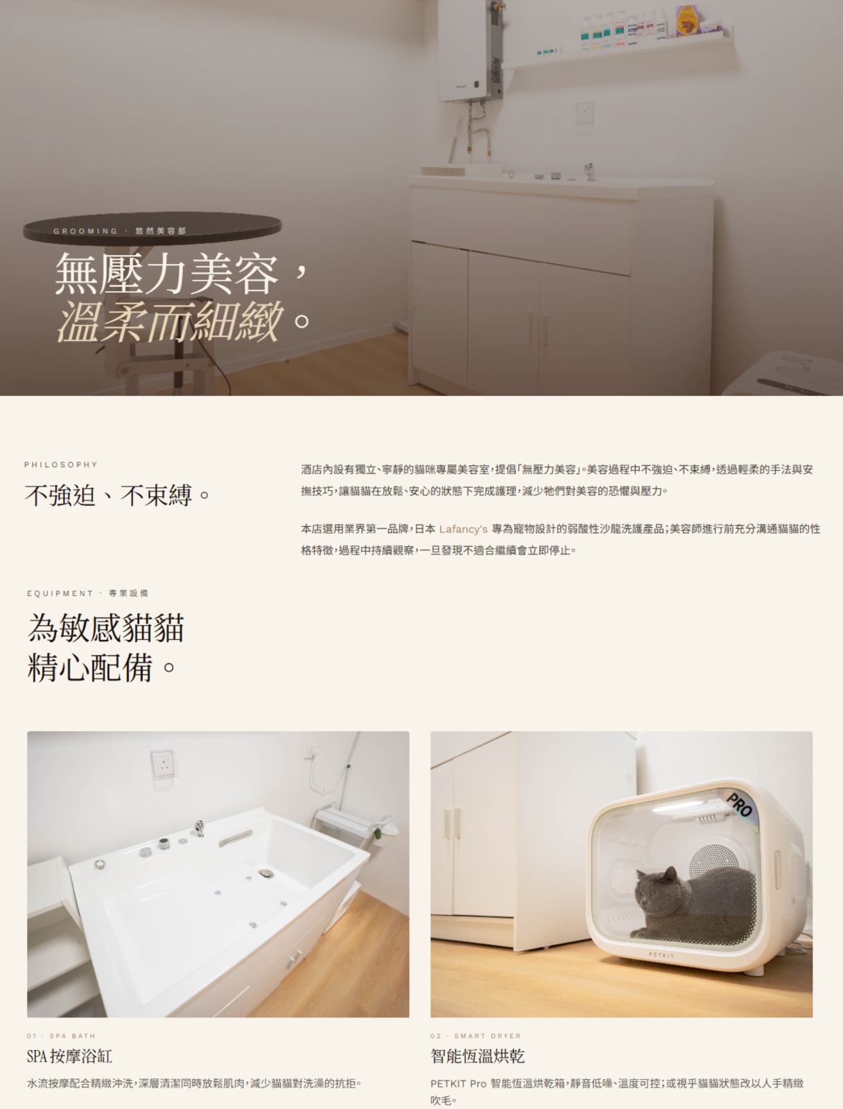 猫美容服务 专为猫猫进行一对一服务.png